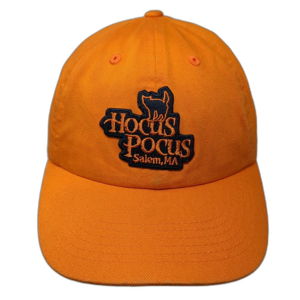 KBETHOS Baseball Cap Orange OSFM Hocus Pocus Salem MA Black Cat Hat Slideback